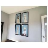 4PC FRAMED PRINTS