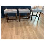 3PC COUNTER STOOLS
