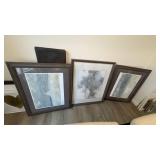 3PC ASSORTED FRAMED PRINTS