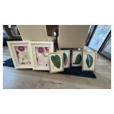 6PC ASSORTED FRAMED PRINTS