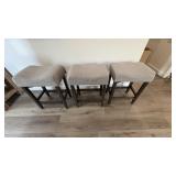 3PC COUNTER STOOLS