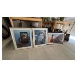 3PC ASSORTED FRAMED PRINTS