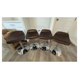 4PC ADJUSTABLE-HEIGHT STOOLS