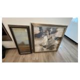 2PC ASSORTED FRAMED PRINTS