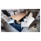 9PC TABLE & CHAIRS