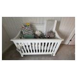 2PC CRIB W/ MATTRESS & BABY ITEMS