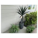 4PC OUTDOOR FAUX PLANTS