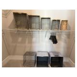 ASSORTED CLOSET ITEMS