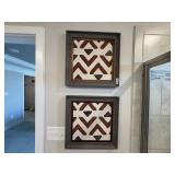 2PC FRAMED WALL ART