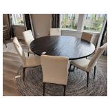 7PC DINING TABLE & CHAIRS