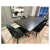 7PC DINING TABLE & CHAIRS