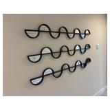 3PC LARGE WALL MIRRORS