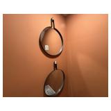 4PC WALL MIRRORS & KNOBS