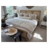 KING BED W/MATTRESS