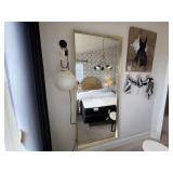 LARGE FRAMED WALL MIRROR