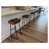 5PC COUNTER STOOLS