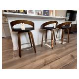 3PC COUNTER STOOLS
