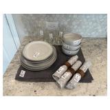 ASSORTED DINNERWARE