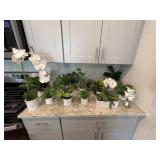 ASSORTED FAUX PLANTS