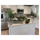 8PC FAUX GREENERY
