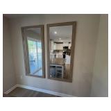 2PC LARGE WALL MIRRORS