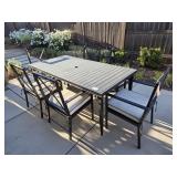 7PC OUTDOOR DINING TABLE W/CHAIRS