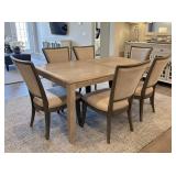 7PC DINING TABLE AND CHAIRS