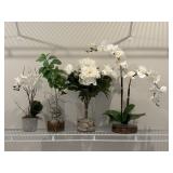4PC FAUX GREENERY