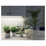 8PC FAUX GREENERY