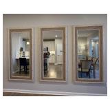 3PC LARGE WALL MIRRORS