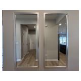 2PC LARGE WALL MIRRORS