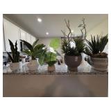 5PC FAUX PLANTS