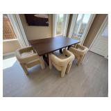 7PC DINING TABLE & CHAIRS