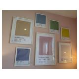 7PC FRAMED PRINTS