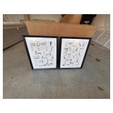 2PC FRAMED PRINTS