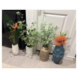 4PC FAUX PLANTS