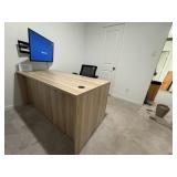 2PC DESK & OFFICE CHAIR