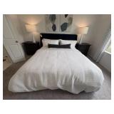2PC KING BED & MATTRESS