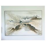 LARGE FRAMED CANVAS
