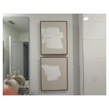 2PC FRAMED CANVASES