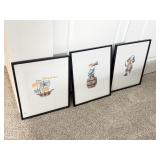 3PC FRAMED PRINTS