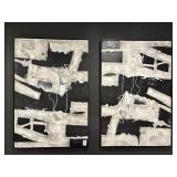2PC LARGE WALL CANVASES