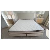 5PC KING HEADBOARD, MATTRESS SET & FRAME