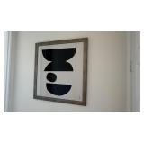 2PC ASSORTED FRAMED PRINTS