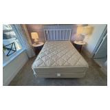 4PC FULL HEADBOARD, MATTRESS SET & FRAME