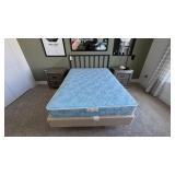4PC FULL HEADBOARD, MATTRESS SET & FRAME