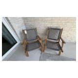 2PC OUTDOOR CHAIRS