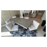 7PC TABLE & CHAIRS
