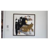 2PC ASSORTED FRAMED CANVAS PRINTS