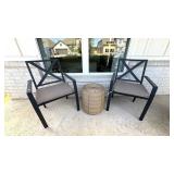 3PC OUTDOOR TABLE & CHAIRS